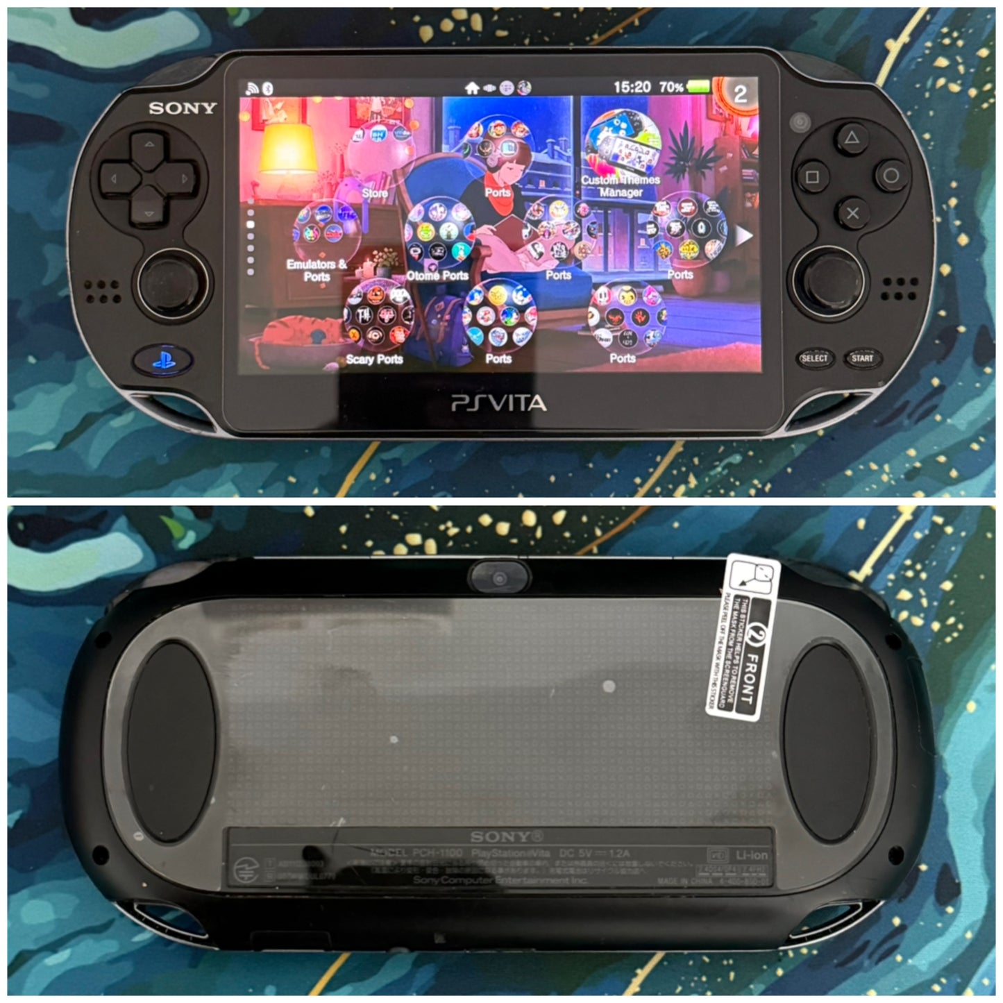 Psvita OLED with (Case/Charger/Screen Protector/Wrist Strap/Clear Shell)