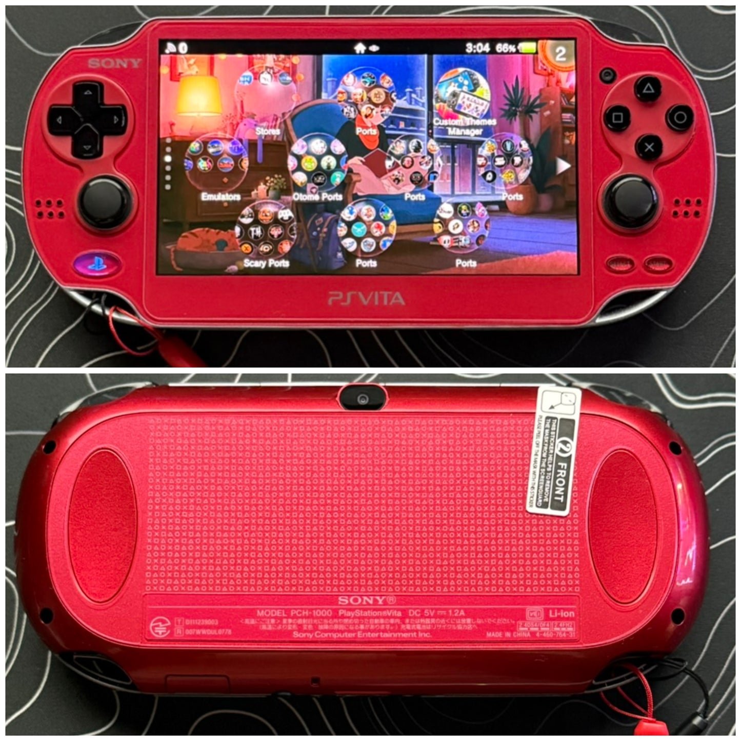 Psvita OLED with (Case/Charger/Screen Protector/Wrist Strap/Clear Shell)