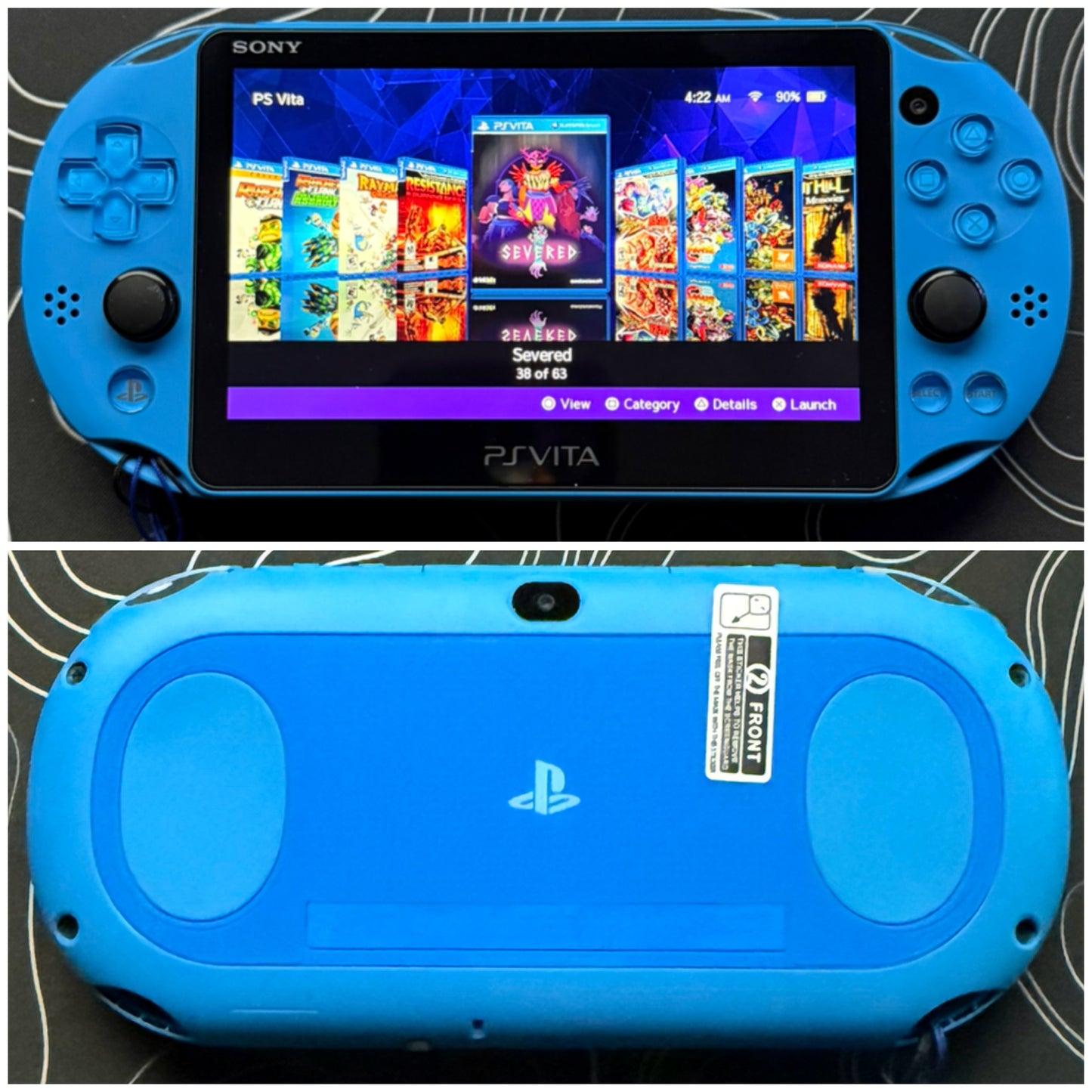 Psvita 2000 Fully Customized with (Case/Charger/Screen Protector/Wrist Strap/Clear Shell)