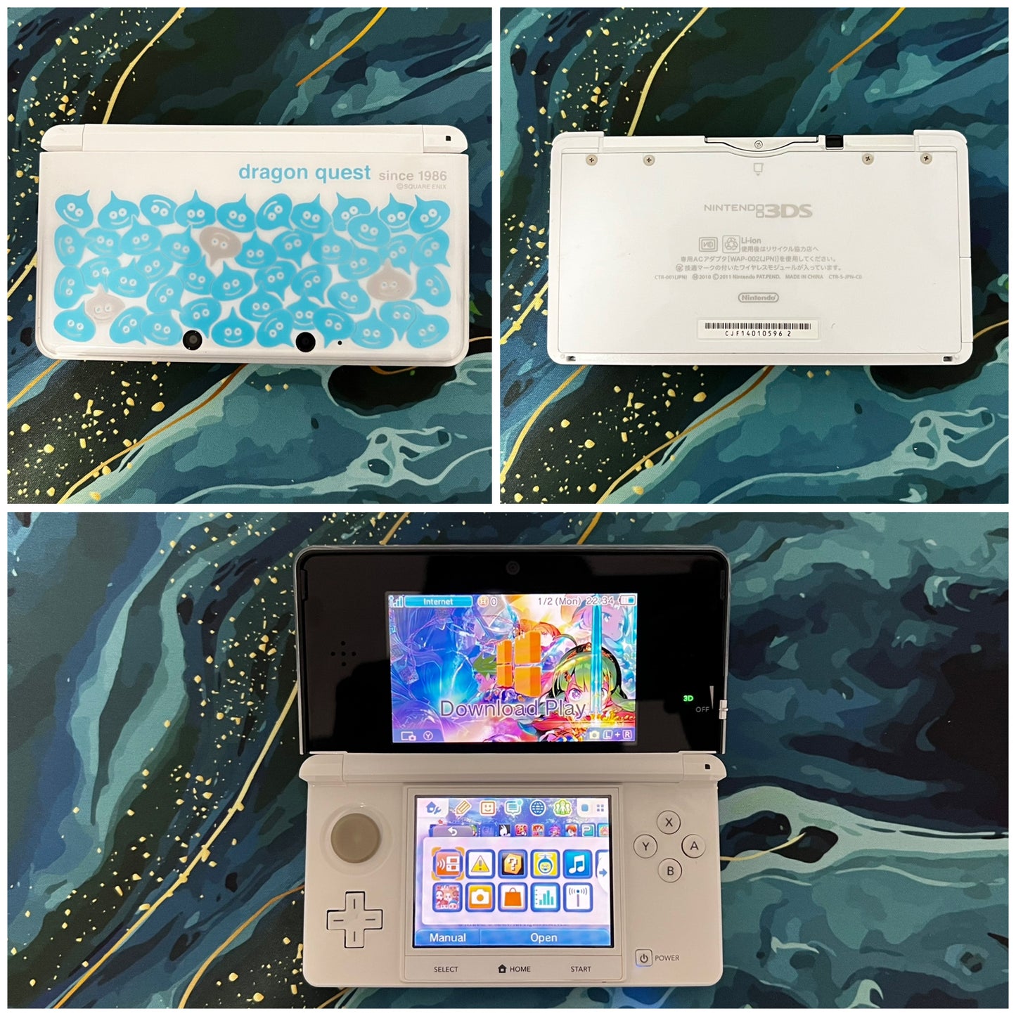 3DS with Accessories (Screen Protector/Charger/Clear Shell/Case)