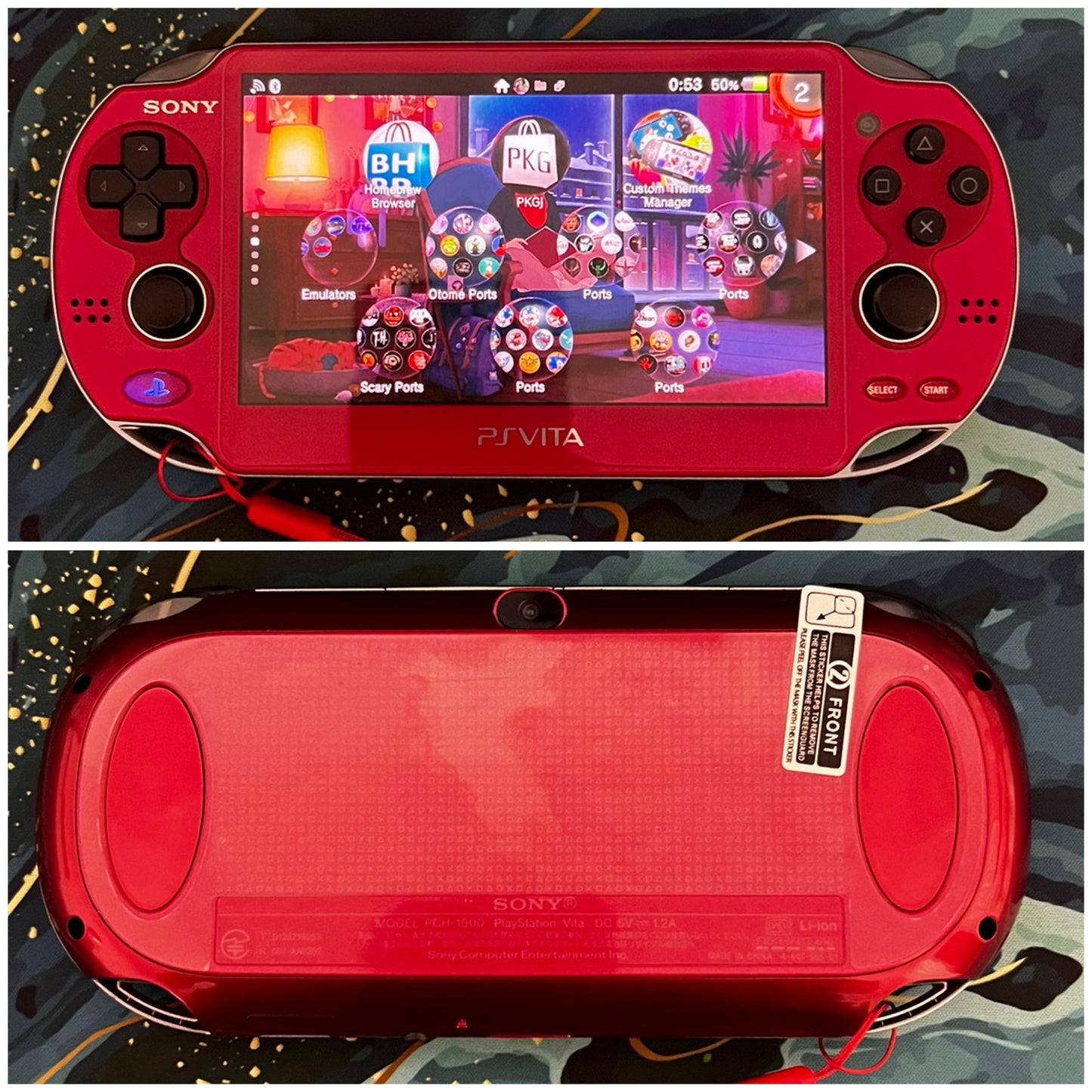 Psvita OLED with (Case/Charger/Screen Protector/Wrist Strap/Clear Shell)
