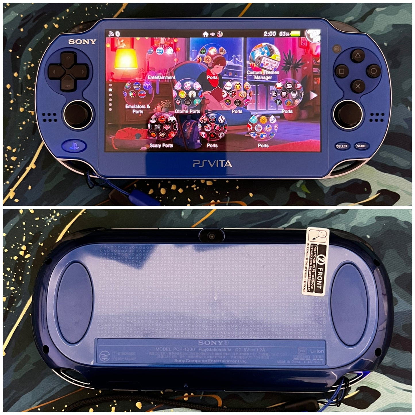 Psvita OLED with (Case/Charger/Screen Protector/Wrist Strap/Clear Shell)